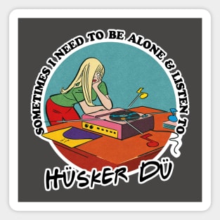 Husker Du / Music Obsessive Fan Design Magnet